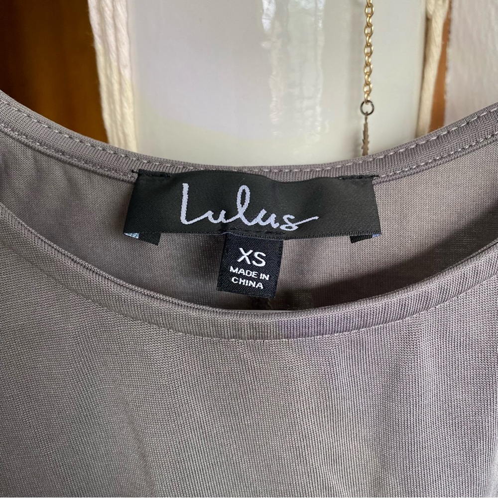 Lulus Gray Tank Top - Picture 5 of 6